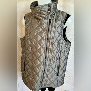Marc New York gray quilted puffer vest XXL